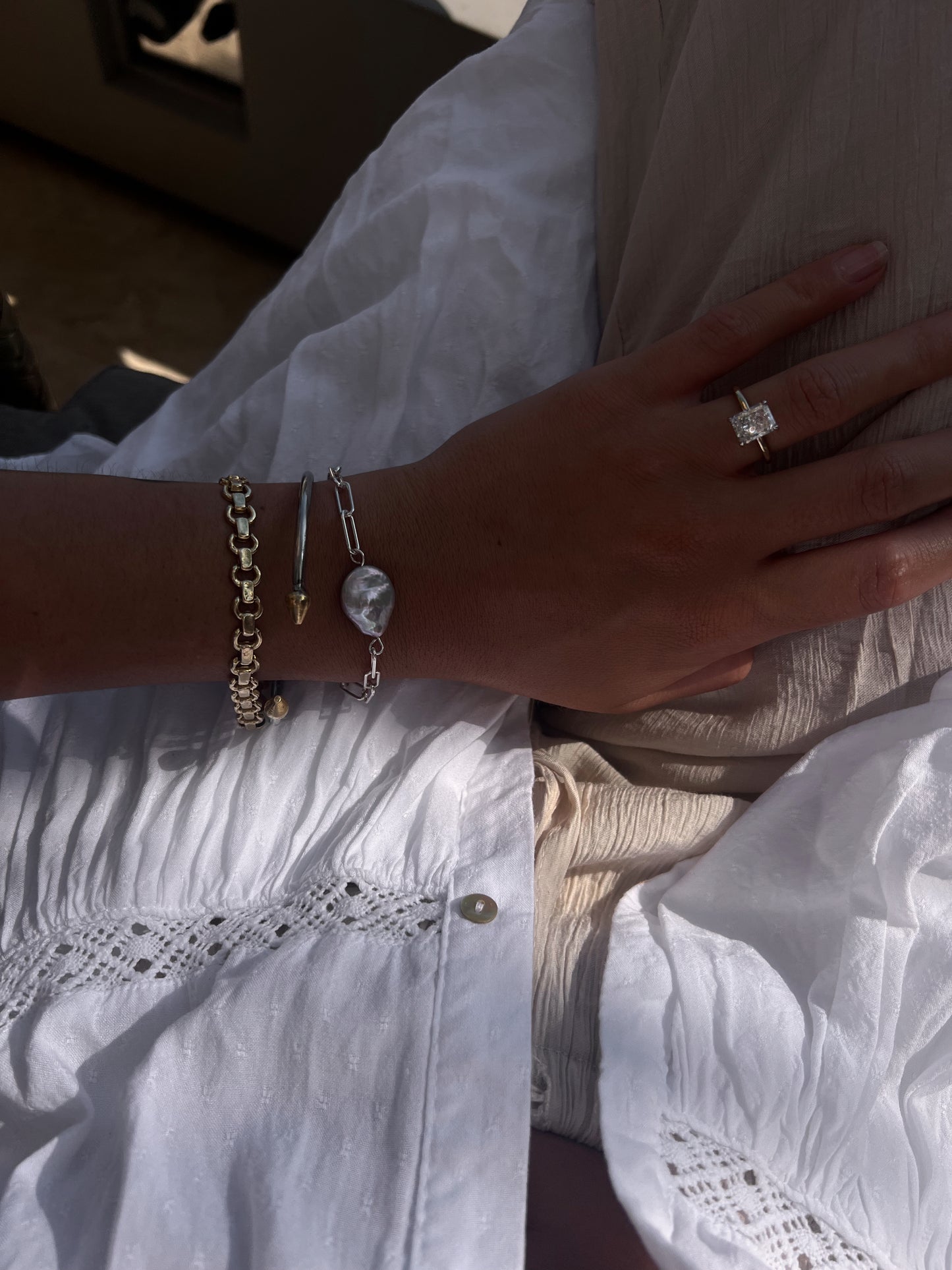 Maeve Pearl Bracelet