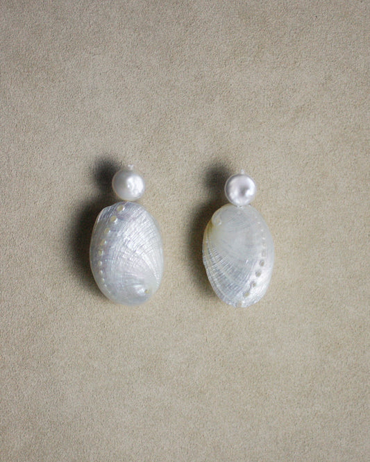 Capri Pearl Shell Earrings