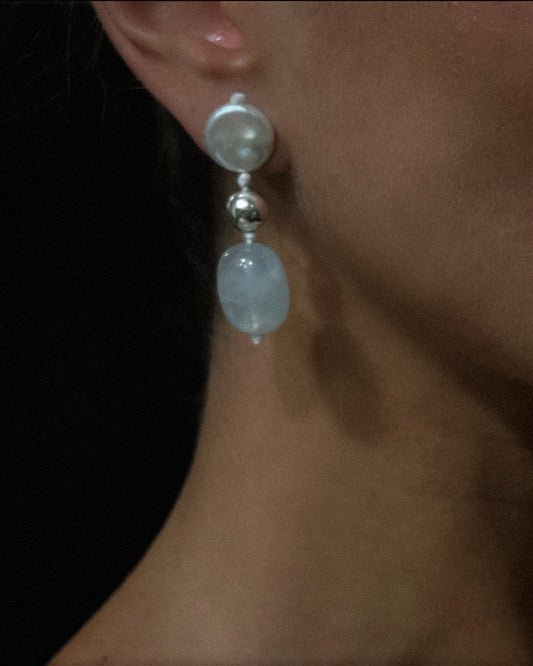 Lo Drop Aquamarine Earrings