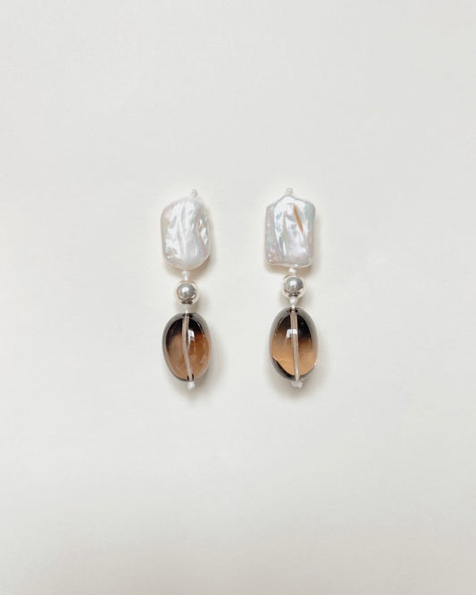 Cove Smokey Quartz Earrings