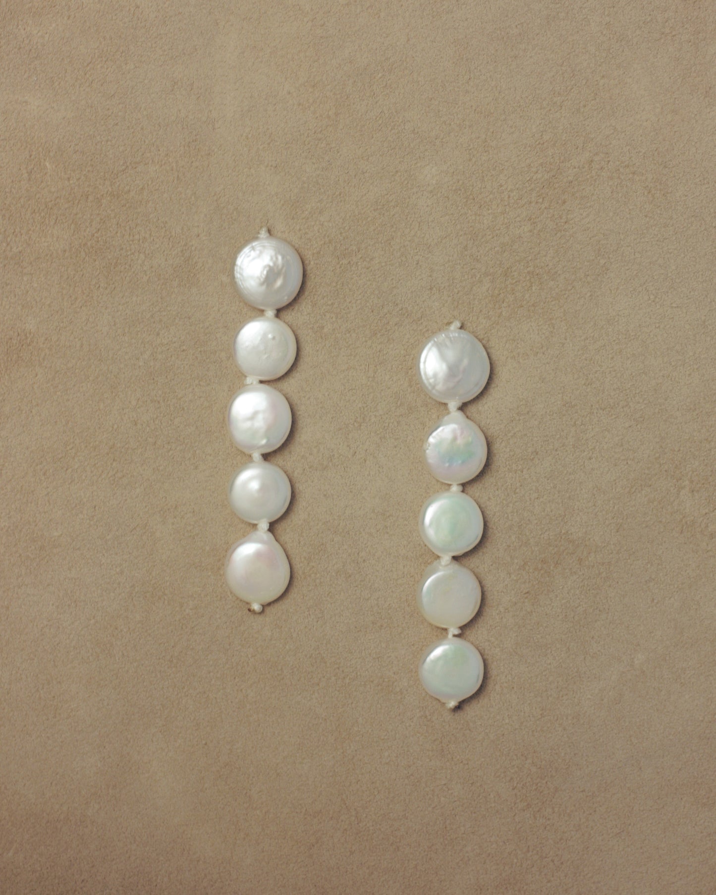 June Five Pearl Earrings