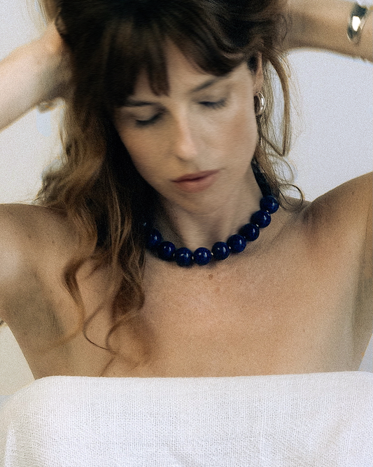 Sula Lapis Collar Necklace