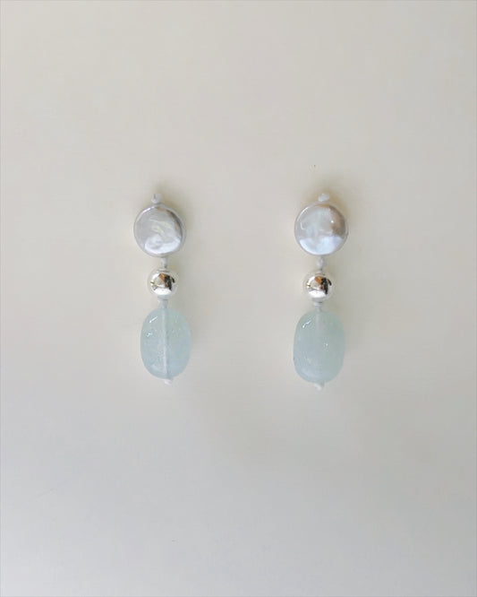 Lo Drop Aquamarine Earrings