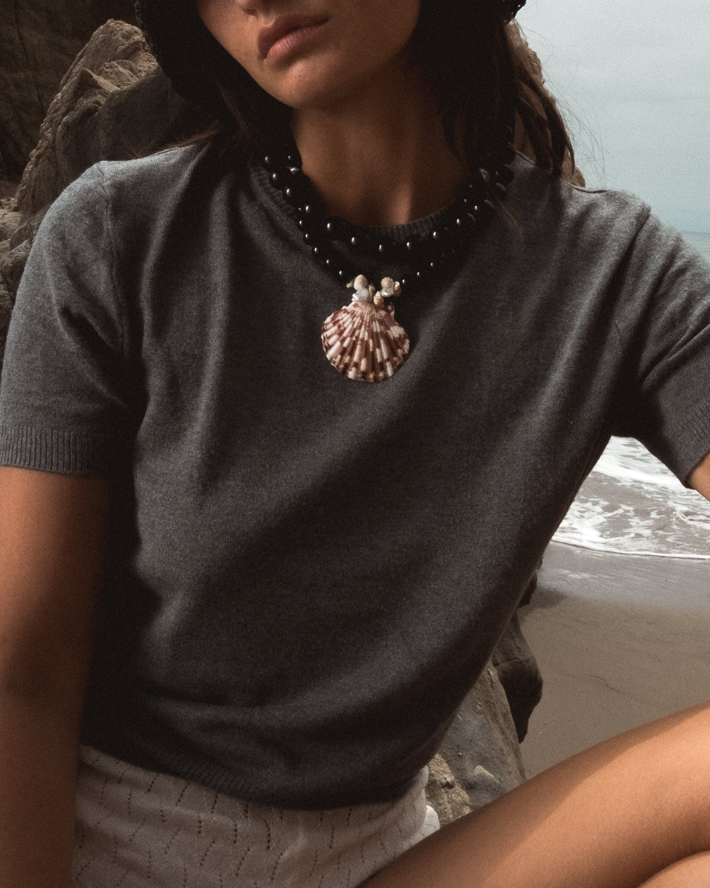 Luma Statement Shell Necklace