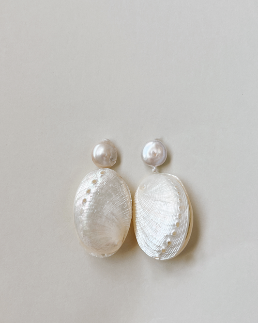 Capri Pearl Shell Earrings