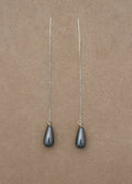 Drop Hematite Earrings