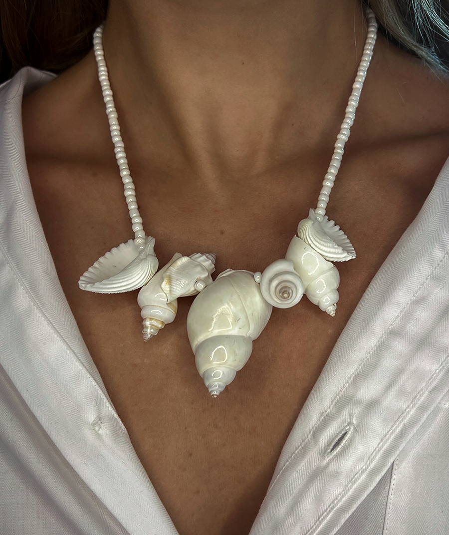 Siren Blanco Shell Necklace
