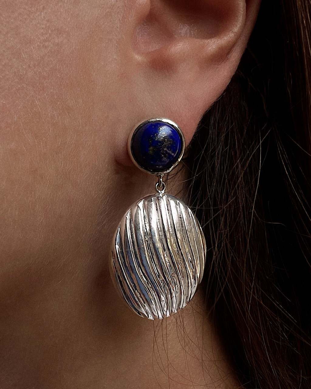 Lira Lapis Earrings